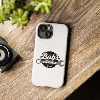 Customizable Tough Phone Case for Garage Enthusiasts - Bob's Garage Est. 2018 - Image 137