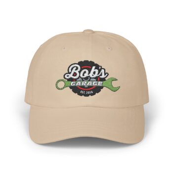 Custom Dad Cap - Bob's Garage Hat with Wrench Design - Image 9