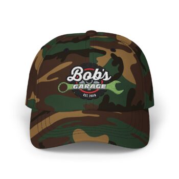 Custom Dad Cap - Bob's Garage Hat with Wrench Design - Image 17