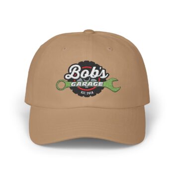 Custom Dad Cap - Bob's Garage Hat with Wrench Design - Image 13