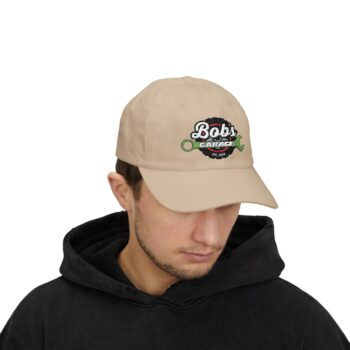 Custom Dad Cap - Bob's Garage Hat with Wrench Design - Image 11