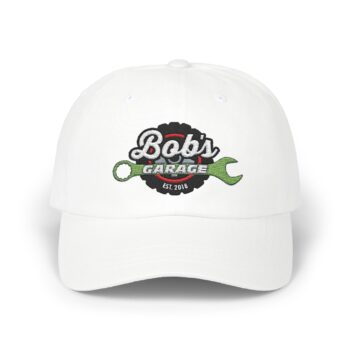 Custom Dad Cap - Bob's Garage Hat with Wrench Design - Image 5