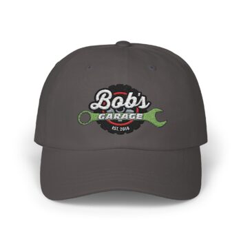 Custom Dad Cap - Bob's Garage Hat with Wrench Design - Image 3